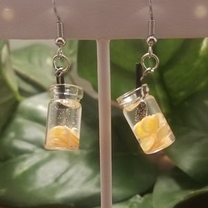 ✨Handmade✨ Fruit Infused Water Earrings
